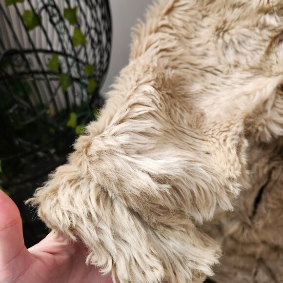 Vintage 1970's Boho Faux Fur Fuzzy Dress Length Coat, AS IS  Needs CLEANED - Picture 7 of 15